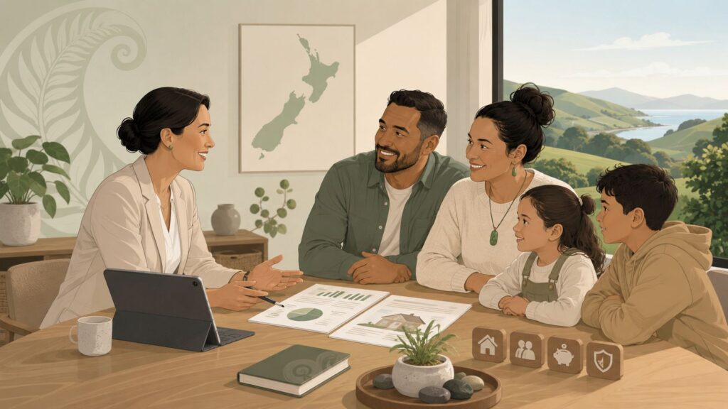 toon-picture-of-expert-advising-a-family